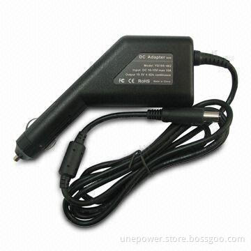 90W Car Charger with 19.5V Voltage, 4.62A Current and 7.4 x 5.0mm DC Plus, Suitable for Dell